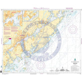 NHS Chart 453: Arendal havn med innseilinger